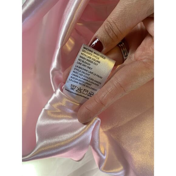 American princess punk dress bow flower girl pearls wedding graduation size 7 - Picture 7 of 8